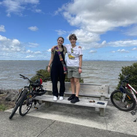 Heute haben wir eine Rundfahrt gemacht. 🤘
